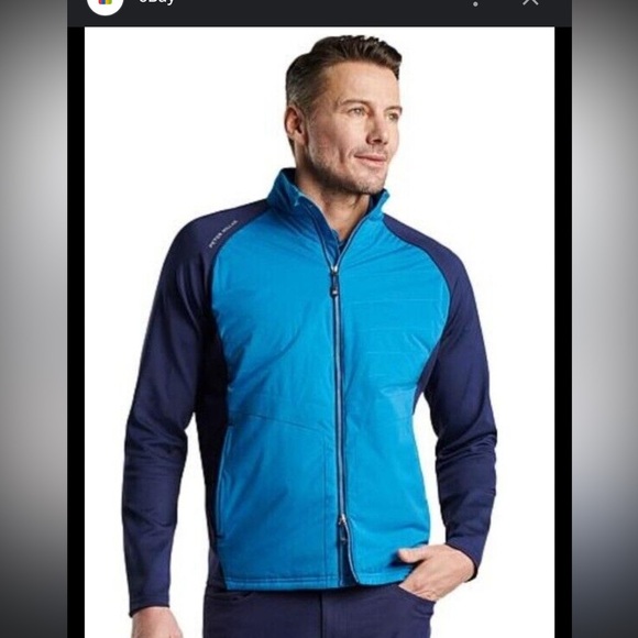 Peter Millar Hyperlight Merge Elite Hybrid Jacket – XL – Blue - Picture 1 of 13